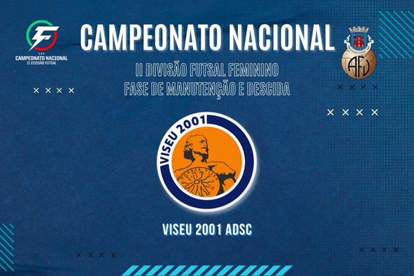 Campeonato Nacional Feminino II Divisão Futsal com 2ª Fase definida