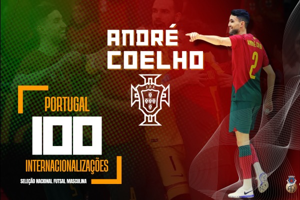 André Coelho chega às 100 internacionalizações