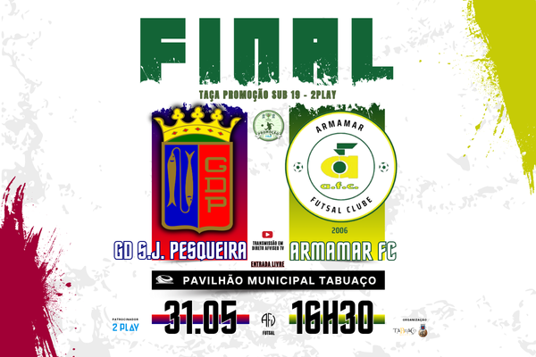 Final da Taça Promoção Sub 19 - 2PLAY é este sábado