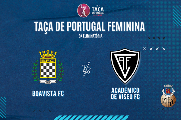 Sorteada 3ª Eliminatória da Taça de Portugal Feminina de Futebol