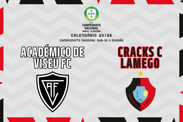 Campeonato Nacional Sub-15 II Divisão com 1ª Fase definida
