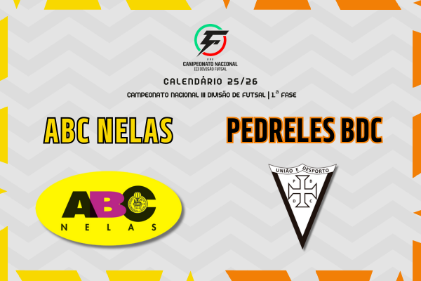 Campeonato Nacional III Divisão Futsal com 1ª Fase definida