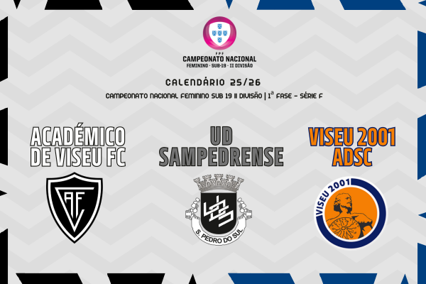  Campeonato Nacional Sub-19 2.ª Divisão com calendário definido