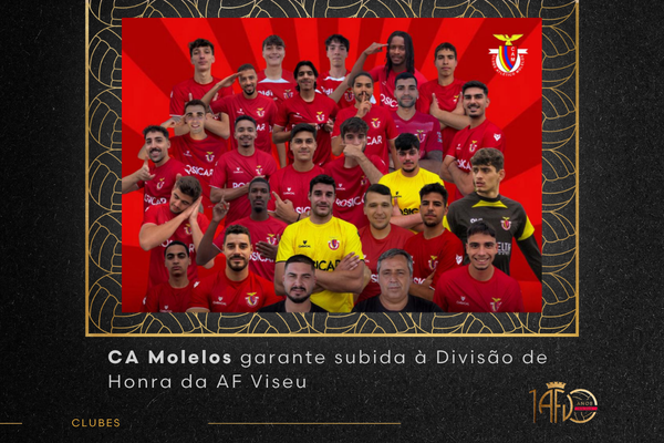 CA Molelos garante subida à Divisão de Honra AF Viseu - Hortirelva