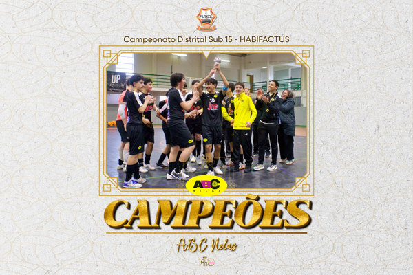 ABC Nelas conquista o Campeonato Distrital Sub-15 HABIFACTUS