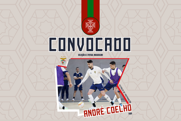 André Coelho convocado para duplo compromisso com a Croácia
