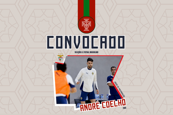André Coelho convocado para  jogos com a Letónia