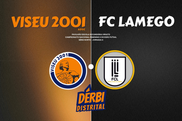  Campeonato Nacional Feminino II Divisão de Futsal com Dérbi Viseense