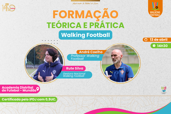 Formação Walking Football com inscrições abertas