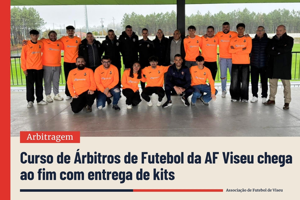 Conselho de Arbitragem da AF Viseu oficializa 12 jovens árbitros 