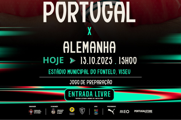Seleção Nacional Sub-20 defronta Alemanha esta segunda-feira em Viseu