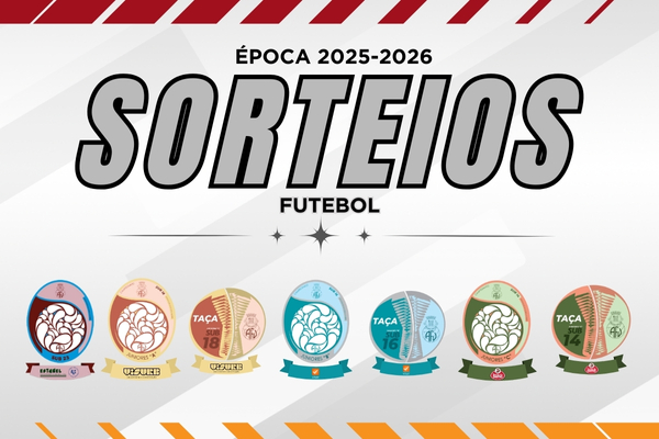 Sorteios dos Campeonatos e Taças Distritais de Sub-23, Sub-18, Sub-16 e Sub-14 realizados