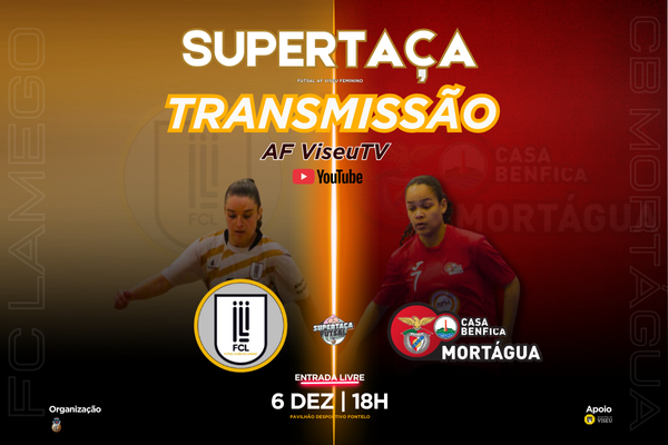 Supertaça AF Viseu Futsal Feminino com transmissão