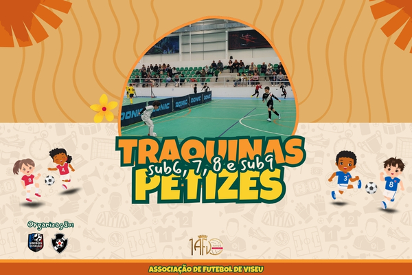 Encontro de Traquinas e Petizes de Futsal em Nespereira e São Pedro do Sul 