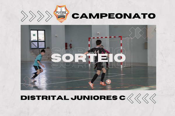 Futsal: Sorteado calendário do Campeonato Distrital Juniores C