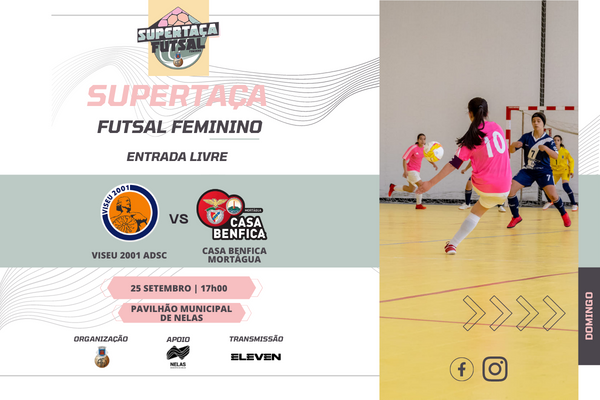 Supertaça de Futsal Feminino é este domingo