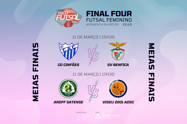Meia-Final da Taça de Futsal Feminino joga-se este sábado