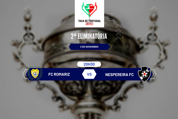 Nespereira FC joga hoje a 2ª eliminatória da Taça de Portugal Feminina