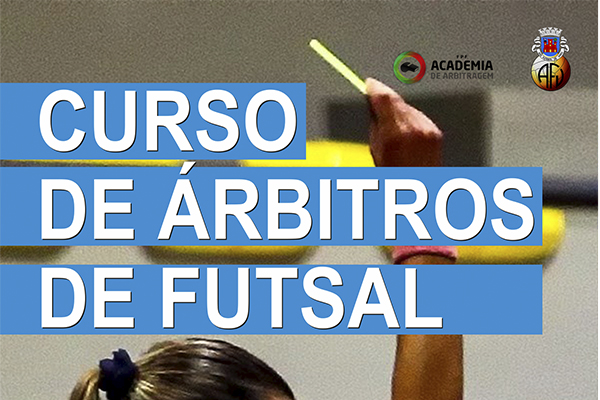 Curso de Árbitros de Futsal com inscrições abertas