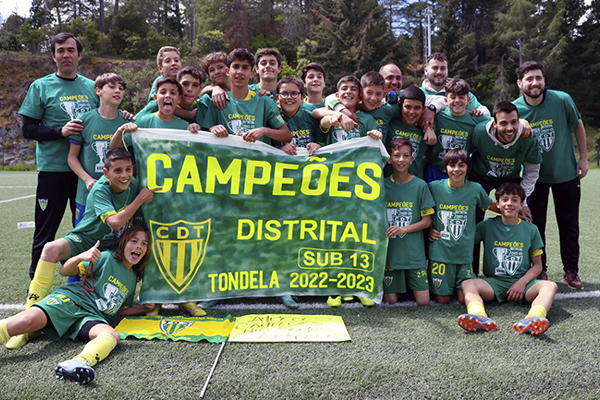 CD Tondela é campeão do Campeonato Distrital Sub-13