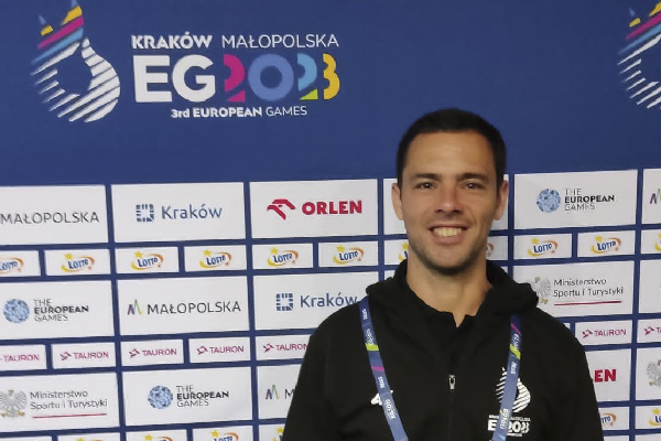 Francisco Costa na Final dos Jogos Europeus de Futebol de Praia