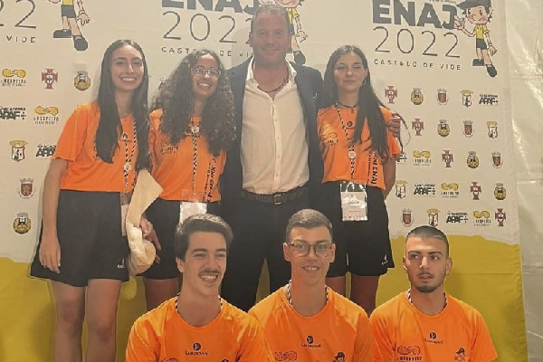 Jovens árbitros da AF Viseu no ENAJ 2022