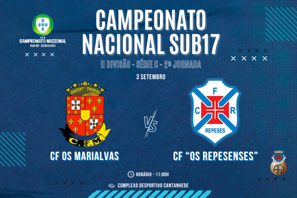 CF "Os Repesenses" vão iniciar o seu percurso no Campeonato Nacional Sub17